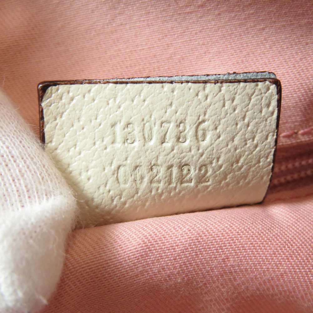 Gucci GG Canvas Abbey Tote bag pink white leather - Picture 7 of 11